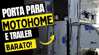 como fazer porta para motorhome e trailer EP10 [upl. by Mauricio230]