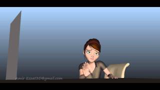 Egyptian body language Acting Animation mery [upl. by Old]