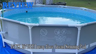 INTEX 12ft x 30in Premium Above Ground Swimming Pool Review  How Is The Quality Of This Pool [upl. by Adiana44]