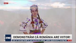 Oana Pop la emisiunea quot Matinali și Populari quot de pe Etno TV [upl. by Durkee]