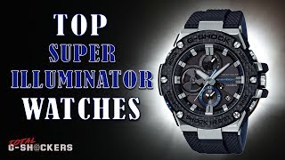 Top 5 Super Illuminator GSHOCK [upl. by Ytsim]