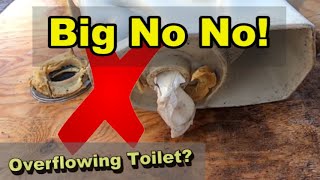 How to Fix Overflowing Toilet [upl. by Madella338]