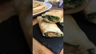 💯​​ Crepes rellenos de espinacas y queso [upl. by Pepi753]