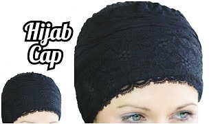 Hijab cap cuttingamp stitching net hijab cap [upl. by Sandi]