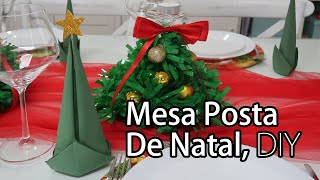 MESA POSTA DE NATAL INCRIVELMENTE BONITA E ORIGINAL [upl. by Yreffej846]