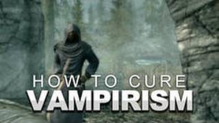 Skyrim How to Cure Vampirism [upl. by Trent]