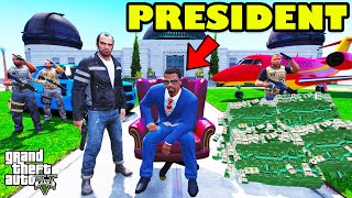 President Franklin Trapped By The Underworld Mafia Don In GTA 5  SHINCHAN and CHOP [upl. by Charin161]