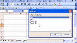 une macro pour demasquer plusieures feuilles sur excel à la x [upl. by Chamberlain]