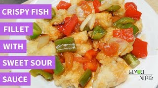 CRISPY FISH FILLET WITH SWEET AND SOUR SAUCE [upl. by Ibocaj216]