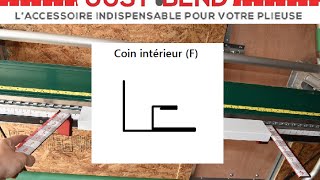 Comment plier un coin intérieur moulure en F [upl. by Bailar]