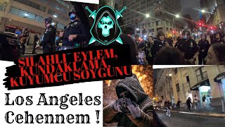 Amerikada George Floyd Protestosu  Los Angeles Tarihinin En Kötü Günü [upl. by Aciretnahs]