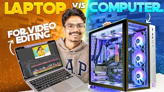 PC VS Laptop For Video Editing [upl. by Enivid]