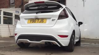 Fiesta ST Pumaspeed Back Box Delete on Stock Catalyst [upl. by Randa]