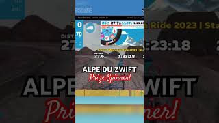 Alpe du Zwift Prize Spinner Lightweight Wheels amp 1000xp 👍 [upl. by Aihtebat]