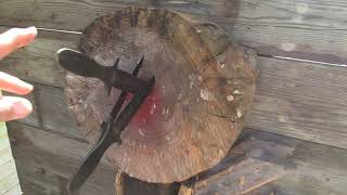 Building A Knife and Axe Backstop With Scrap Wood [upl. by Notlek]