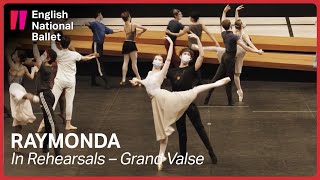 Raymonda Grand Valse Act 1 in rehearsals  English National Ballet [upl. by Trelu964]