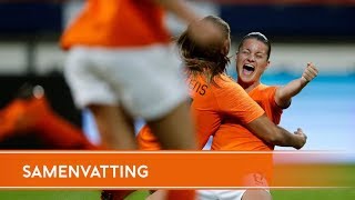 Highlights OranjeLeeuwinnen  Slowakije 1262018 [upl. by Kinnard]