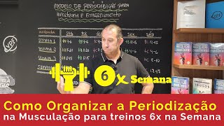 Como Organizar a Periodização na Musculação para quem treina 6 x semana [upl. by Ailahk151]