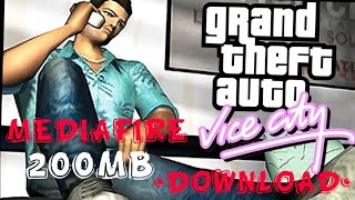 GTA VICE CITY  MEDIAFIRE 200MB  7 MINUTA  DOWNLOAD [upl. by Silma886]