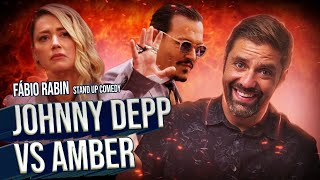 Johnny Depp vs Amber  Bolsonaro na Disney  Fábio Rabin Comédia Stand Up [upl. by Teufert]