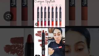 glam 21 lip crayon Lipstick Review lipstick youtube shorts ashortaday [upl. by Selwyn]