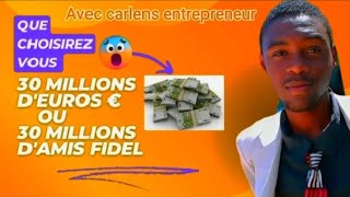 30 Millions dEuros ou 30 Millions dAmis  Quel Choix FeriezVous 🤔🤔 [upl. by Zitah]