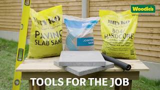 How to Lay Paving Slabs For A Patio with DIY Expert Brian Burke [upl. by Kcajyllib]