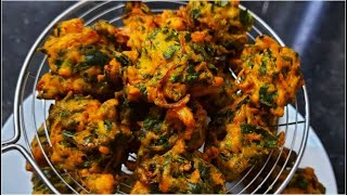 पालक के पकोड़े कुरकुरे ओर टेस्टी  भजिया बनाने का परफेक्ट नया तरीका Pakode Recipe Hindi Ghar ka Swad [upl. by Ahswat11]