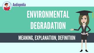 What Is ENVIRONMENTAL DEGRADATION ENVIRONMENTAL DEGRADATION Definition amp Meaning [upl. by Senecal]