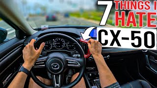 7 Things I HATE About the Mazda CX50 LongTerm Owners Review [upl. by Mukerji]