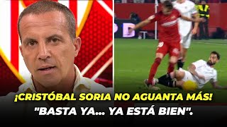 😠 Cristóbal Soria EXPLOTA y en el MINUTO 85 ¡PASA ESTO [upl. by Crellen]