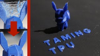 How to improve printing TPU on Ender 3 V2 and other Bowden Printers  reduce or remove stringing [upl. by Colinson900]