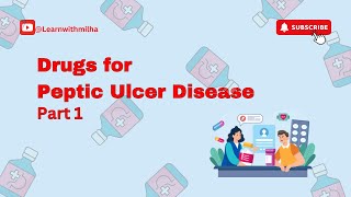 Drugs to treat peptic ulcer  Part 1 lippincott  Pharmacology  antacids  H2 antagonist [upl. by Adyan]