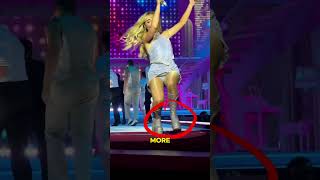 Sabrina Carpenters Ankle Twisted But Saved the Show 😲✨sabrinacarpenter shorts [upl. by Silverman]