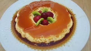 كريم كراميل في الفرن سهل و لذيذ creme caramelفلان كراميل طبيعي [upl. by Macdonald]