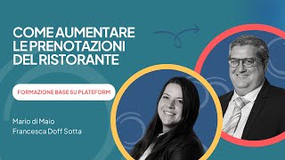 Webinar  Come aumentare le prenotazioni del ristorante [upl. by Lemrahc858]