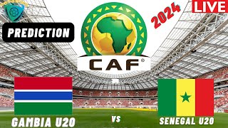 Gambia vs Senegal Live Stream CAF U20 Africa Nations Cup 2025 Qualifier Commentary Score amp Highlight [upl. by Desdamonna]