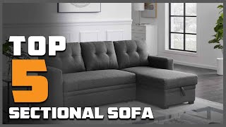 Top 5 Best Sectional Sofas in 2024  Expert Reviews Our Top Choices [upl. by Atalaya]