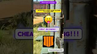 😝 DESTROYING a Slope Glitcher in Prop Hunt Firing Range BO4 shorts [upl. by Bess1]