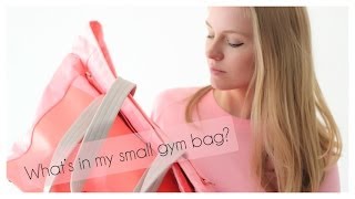 Whats in my small gym bag  Lululemon urban oasis tote  Style playground [upl. by Langill]