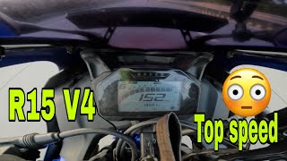 R15 V4 Top Speed 😱 150 kmph unbelievable [upl. by Geraud]