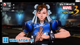 Winlator 80  ULTIMATE MARVEL VS CAPCOM 3  Snapdragon 680 [upl. by Sadye]