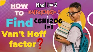 How to find vant Hoff factor Vant Hoff factor according Mcq solutions🤔solutionvant factorstd12 [upl. by Naujed71]