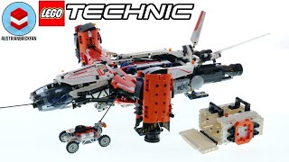 LEGO Technic 42181 VTOL Heavy Cargo Spaceship LT81 Speed Build Review [upl. by Patty399]