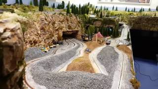 Byron rally  scalextric slot car track layout [upl. by Yluj]