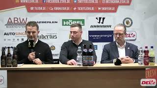 Pressekonferenz ESV Kaufbeuren vs Lausitzer Füchse [upl. by Alvinia]