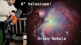 Live View of Orion Nebula through a Big Telescope [upl. by Sean870]