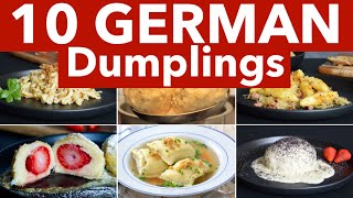 10 German Dumplings  10 Traditional German Dumplings [upl. by Donnelly584]