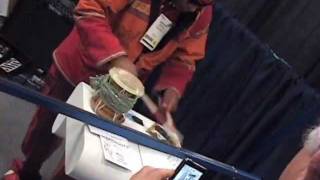 Slaperoo Percussion  Sivamani  SlapStick™ StickTricks  NAMM 2012 [upl. by Droflim490]