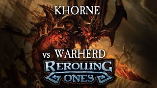 Warhammer Age of Sigmar Battle Report  Khorne vs Warherd [upl. by Rolfe]